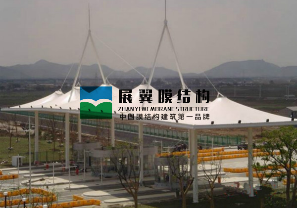 河北膜結(jié)構收費站大棚工程