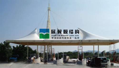 河北膜結(jié)構收費站大棚工程